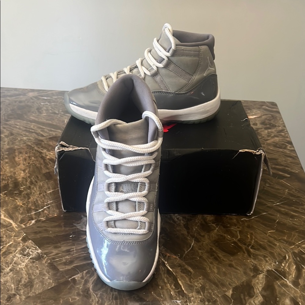 Gray High-Top Sneakers